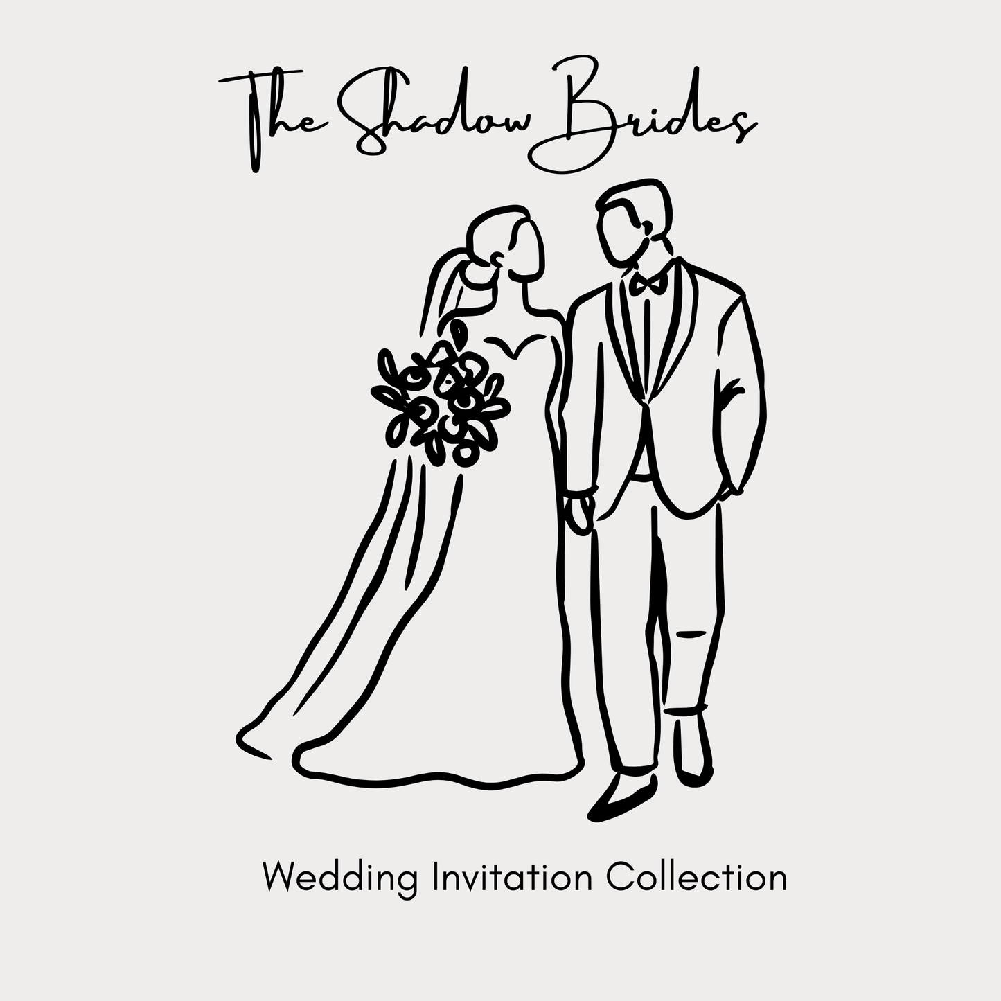 The Shadow Brides Series Wedding Invitations